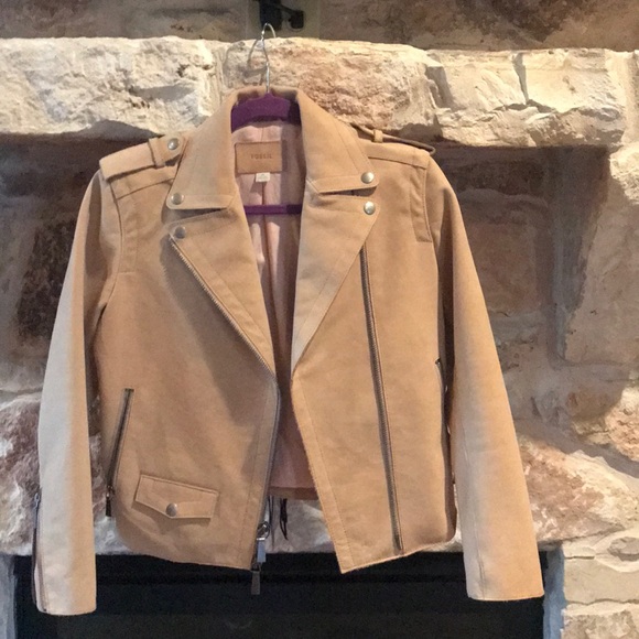 Fossil Jackets & Blazers - Fossil tan leather jacket